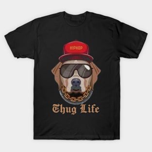 THUG LIFE DOG - VINTAGE T-Shirt